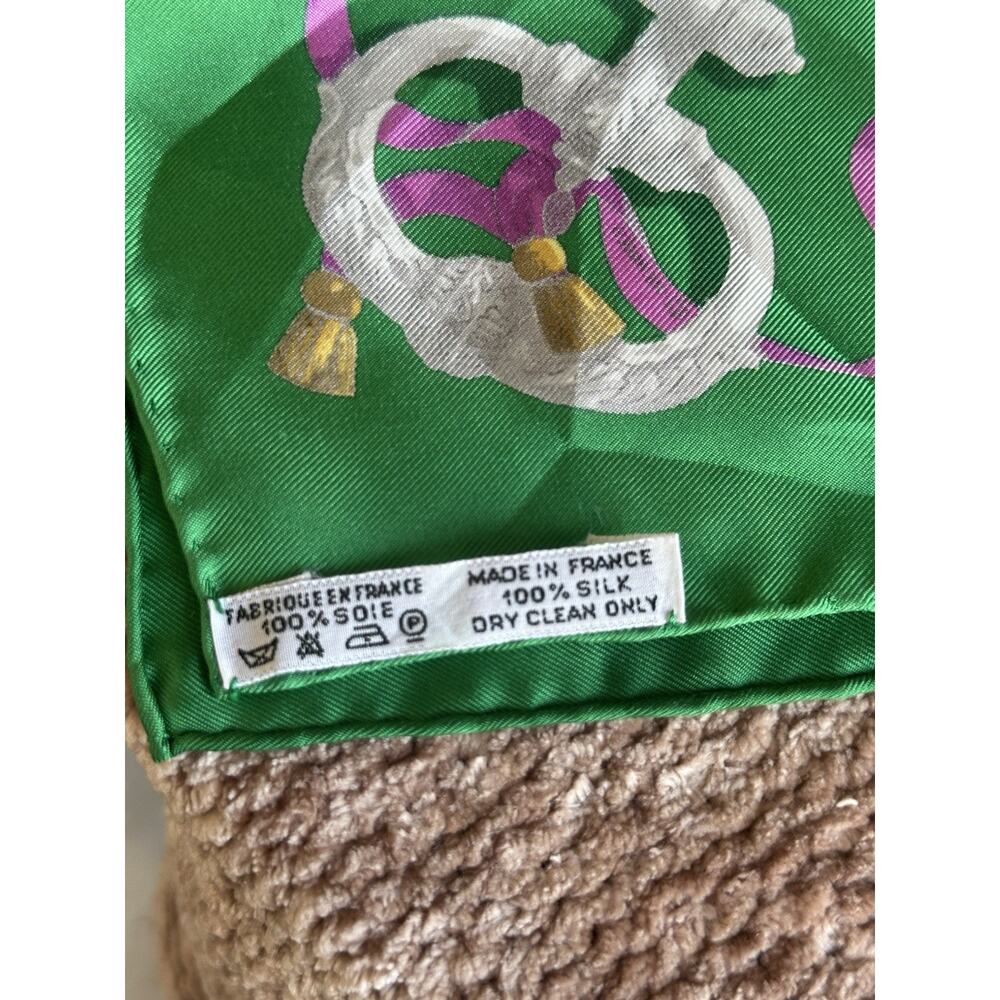 RARE VINTAGE HERMES Silk Scarf "Ferronnerie" - Picture 4 of 4